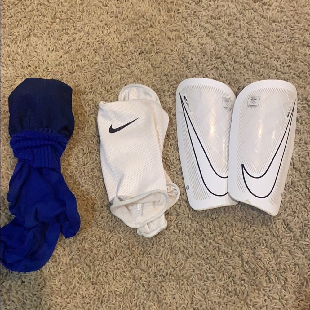 shin guards with socks
